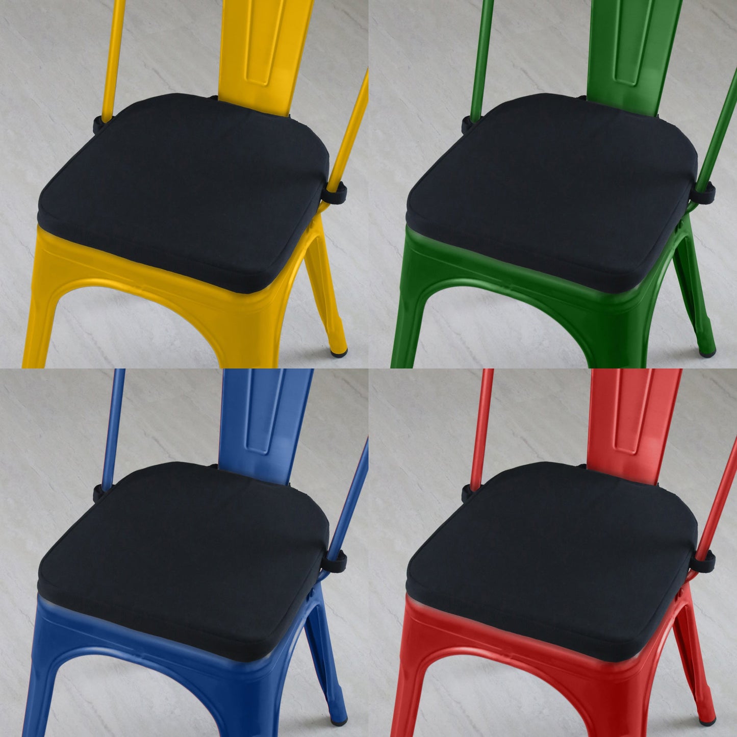 Tolix metal chair seat cushion by Bixby Cushions